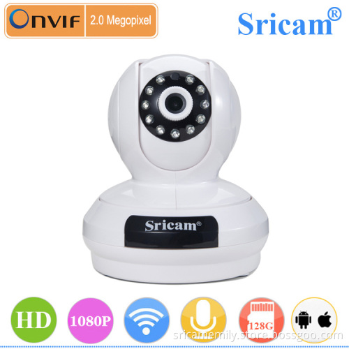 Sricam SP019 OEM/ODM Wireless Wifi Two Way Audio Infrared Night Vision SD Card Storage P2P IP Camera